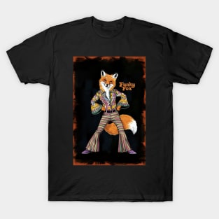 Cool retro dancing disco fox T-Shirt